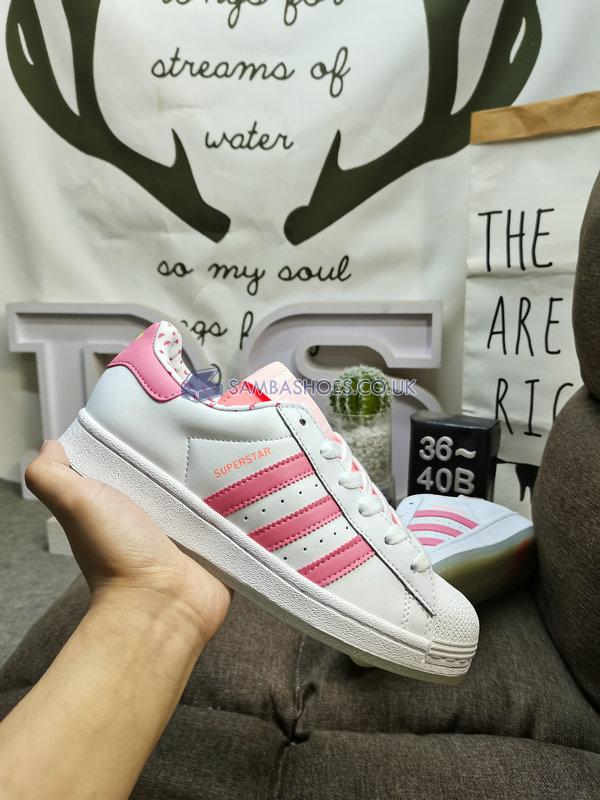 Adidas Superstar Shell Toe J "Valentines Day" - Cloud White/Rose Tone/Almost Pink - GY3336 Classic Originals Shoes