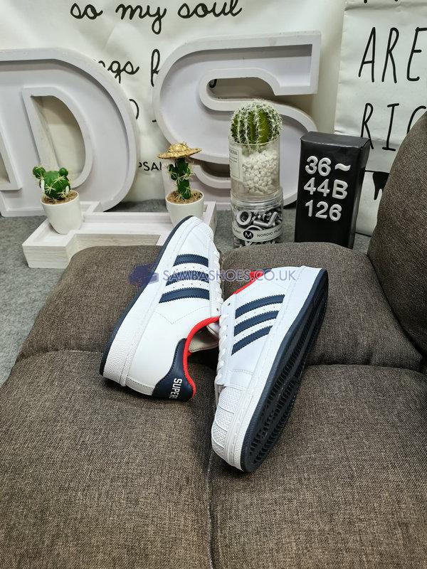 Adidas Superstar "Navy Red" - Cloud White/Collegiate Navy/Red - FV8270 Classic Originals Shoes