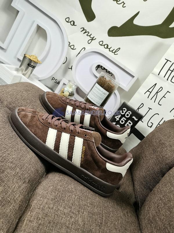 Adidas Broomfield "Brown White" - Brown/White/Gold - EF5734-2 Classic Originals Shoes