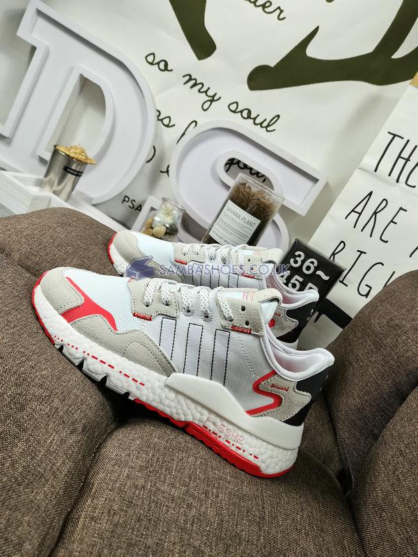 Adidas Nite Jogger "White Red" - White/Black/Gray/Red - H03248 Classic Originals Shoes