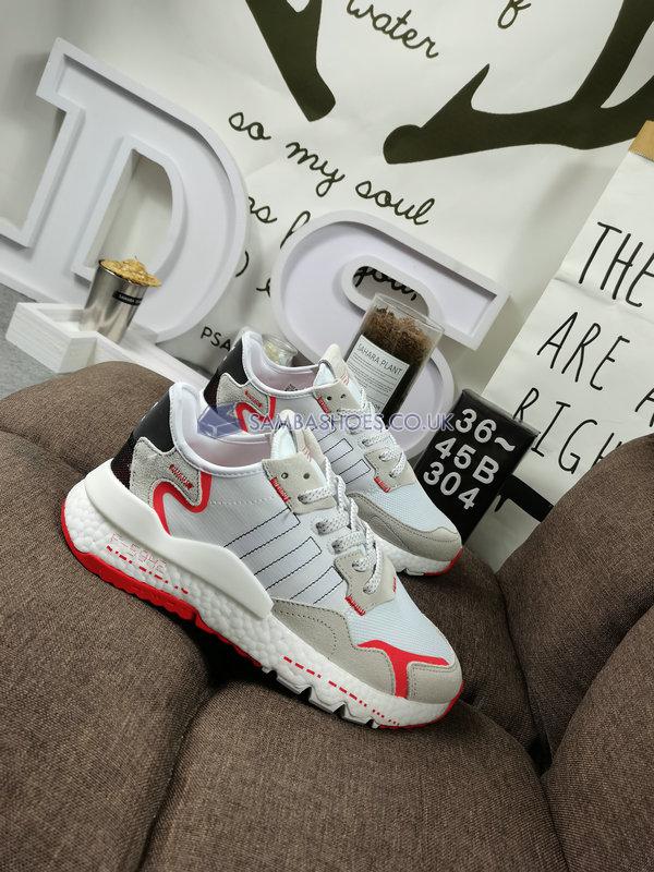 Adidas Nite Jogger "White Red" - White/Black/Gray/Red - H03248 Classic Originals Shoes