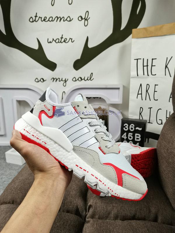 Adidas Nite Jogger "White Red" - White/Black/Gray/Red - H03248 Classic Originals Shoes