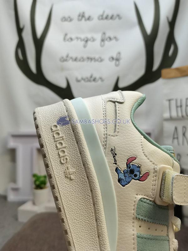 Disney x Adidas Forum Low "Stitch" - Off-White/Hazy Green - HQ6374 Classic Originals Shoes