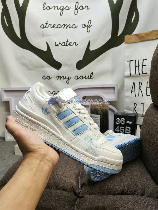 Adidas Forum Low "White Glow Blue" - Cloud White/Glow Blue/Sky Tint - GY7985 Classic Originals Shoes