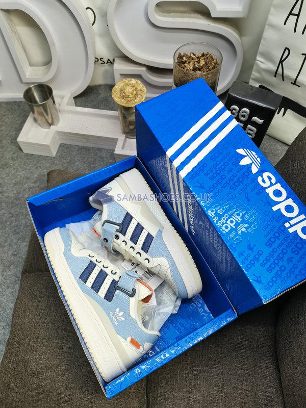 Adidas Forum Low "Blue Cloud White" - Blue/Cloud White/Navy - HQ6334 Classic Originals Shoes