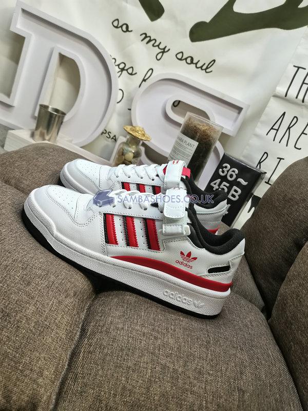 Adidas Forum Low "Bulls" - White/Red/Black - GZ1838 Classic Originals Shoes