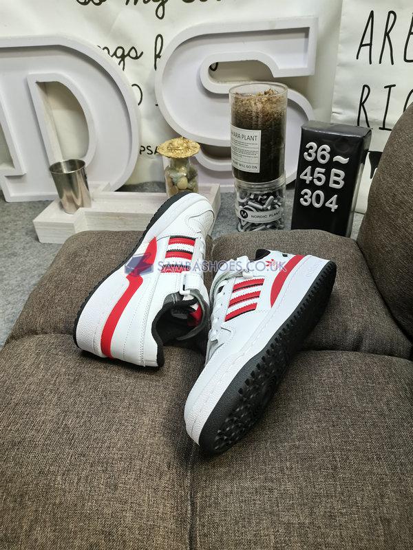 Adidas Forum Low "Bulls" - White/Red/Black - GZ1838 Classic Originals Shoes