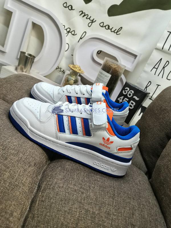 Adidas Forum Low "Knicks" - Cloud White/Royal Blue/Orange - GZ1839 Classic Originals Shoes