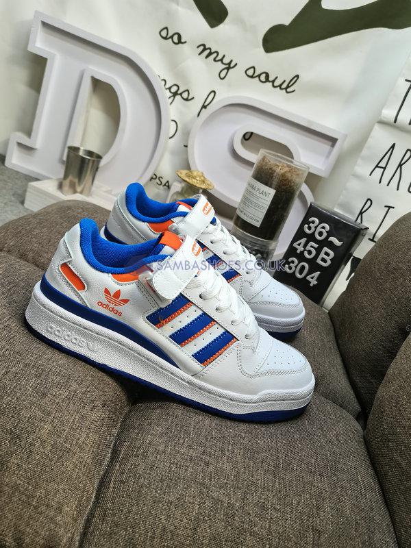 Adidas Forum Low "Knicks" - Cloud White/Royal Blue/Orange - GZ1839 Classic Originals Shoes