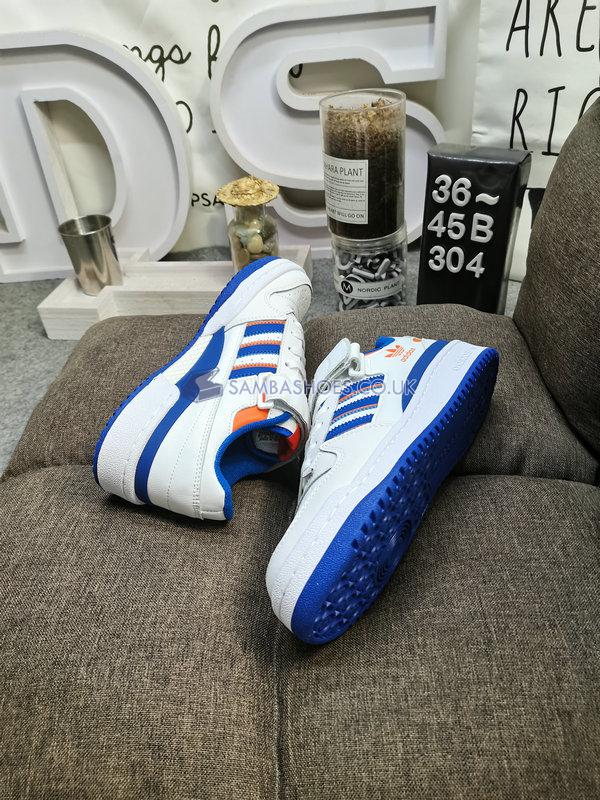 Adidas Forum Low "Knicks" - Cloud White/Royal Blue/Orange - GZ1839 Classic Originals Shoes