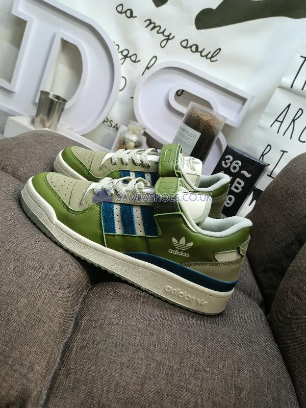 Adidas Forum 84 Low "Great Outdoors Tech Olive" - Olive Green/Blue - GX4545 Classic Originals Shoes