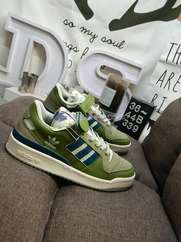 Adidas Forum 84 Low "Great Outdoors Tech Olive" - Olive Green/Blue - GX4545 Classic Originals Shoes