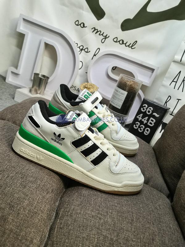 Adidas Forum 84 Low "Celtics" - Cream White/Core Black/Green - GX9058 Classic Originals Shoes