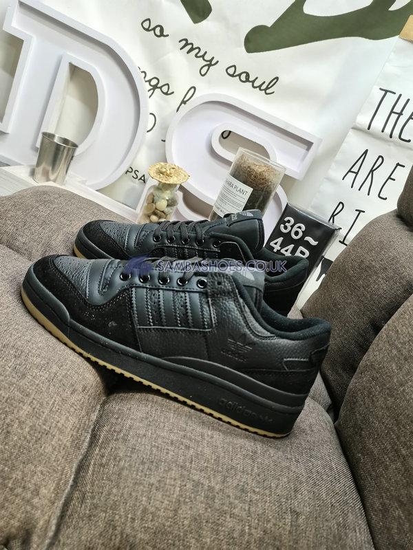 Adidas Forum Low Classic "Black Gum" - Core Black/Core Black/Gum - IE7111 Classic Originals Shoes