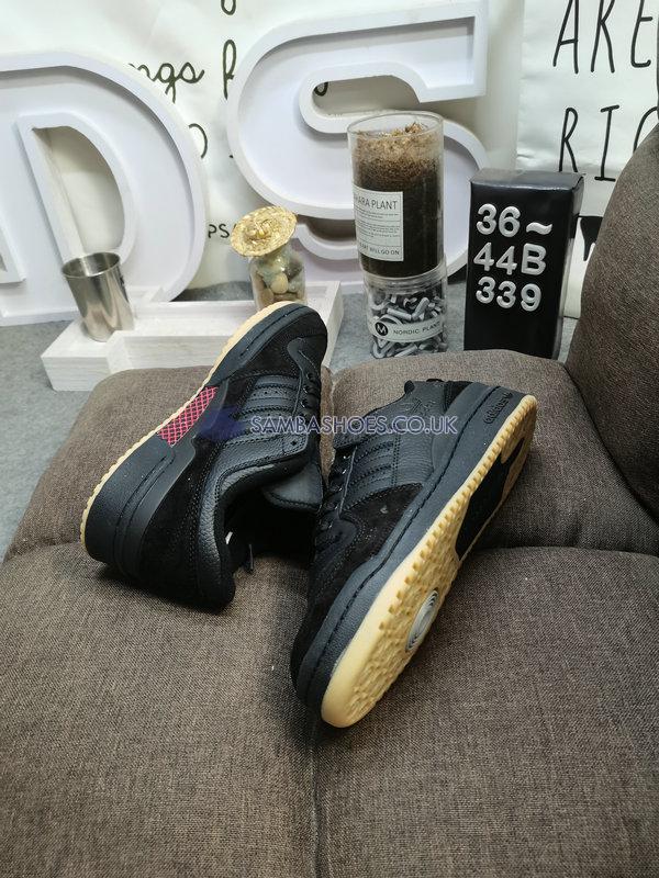 Adidas Forum Low Classic "Black Gum" - Core Black/Core Black/Gum - IE7111 Classic Originals Shoes