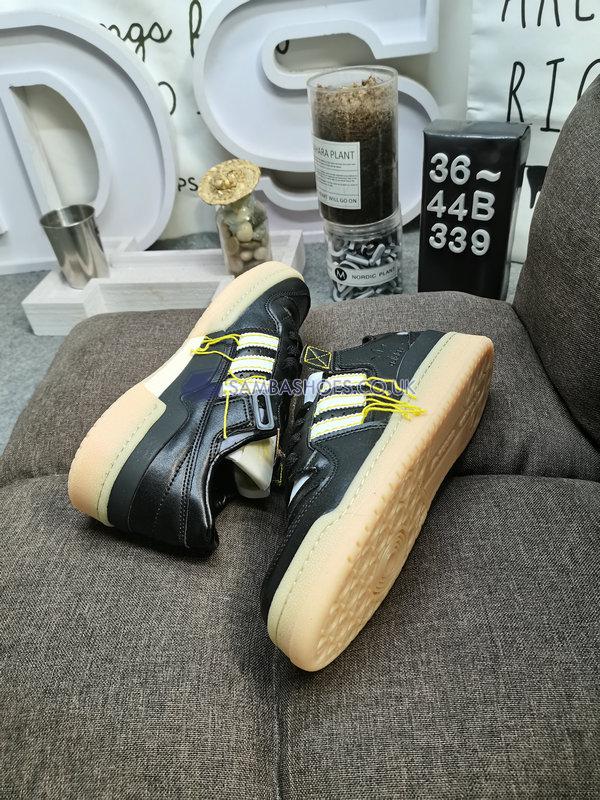 Adidas Forum 84 Low Premium "Black Easy Yellow" - Core Black/Cream White/Easy Yellow - FZ3773 Classic Originals Shoes