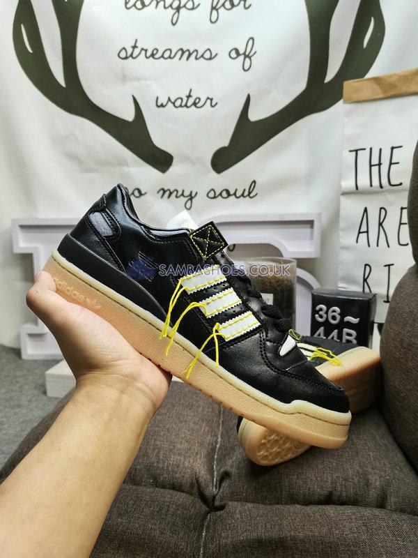 Adidas Forum 84 Low Premium "Black Easy Yellow" - Core Black/Cream White/Easy Yellow - FZ3773 Classic Originals Shoes