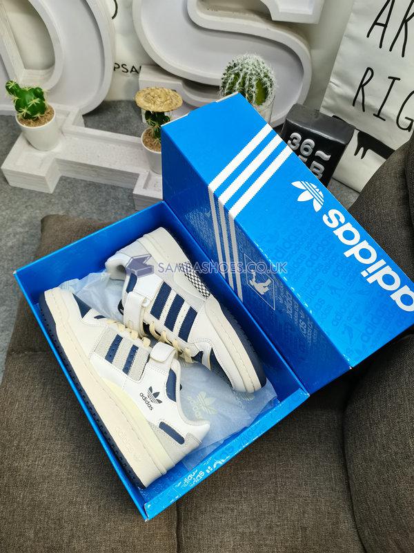 Adidas Forum 84 Low "Off White Collegiate Navy" - Off White/Collegiate Navy/Cream White - GZ6427 Classic Originals Shoes