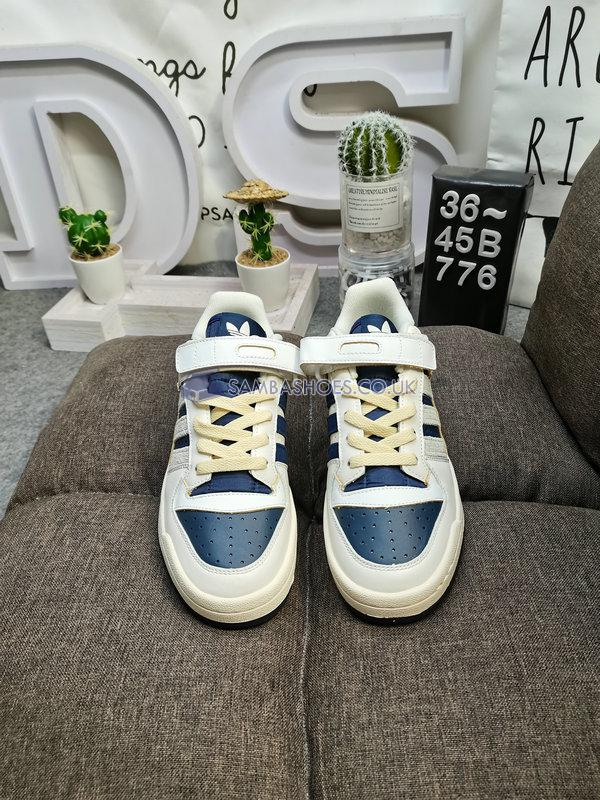 Adidas Forum 84 Low "Off White Collegiate Navy" - Off White/Collegiate Navy/Cream White - GZ6427 Classic Originals Shoes