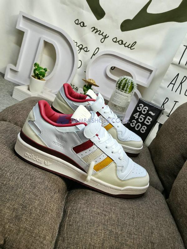 END. x Adidas Forum "Varsity - Burgundy" - White/Off White/Burgundy - HR1525 Classic Originals Shoes