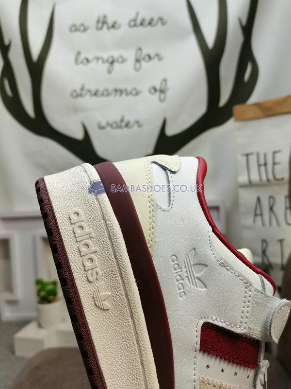 END. x Adidas Forum "Varsity - Burgundy" - White/Off White/Burgundy - HR1525 Classic Originals Shoes