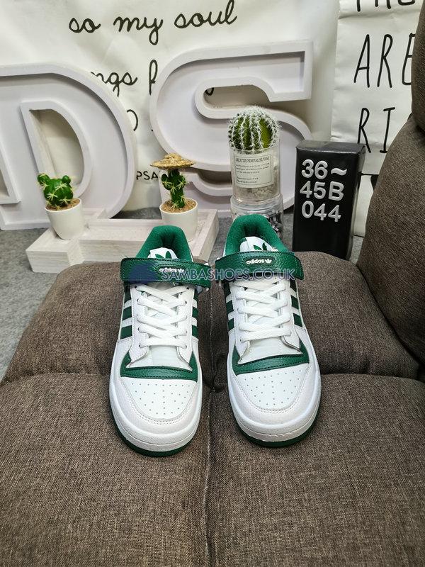 Adidas Forum Low "White Collegiate Green" - Cloud White/Collegiate Green/Cloud White - GY5835 Classic Originals Shoes