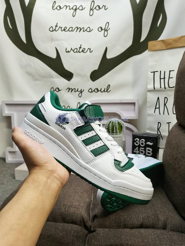 Adidas Forum Low "White Collegiate Green" - Cloud White/Collegiate Green/Cloud White - GY5835 Classic Originals Shoes