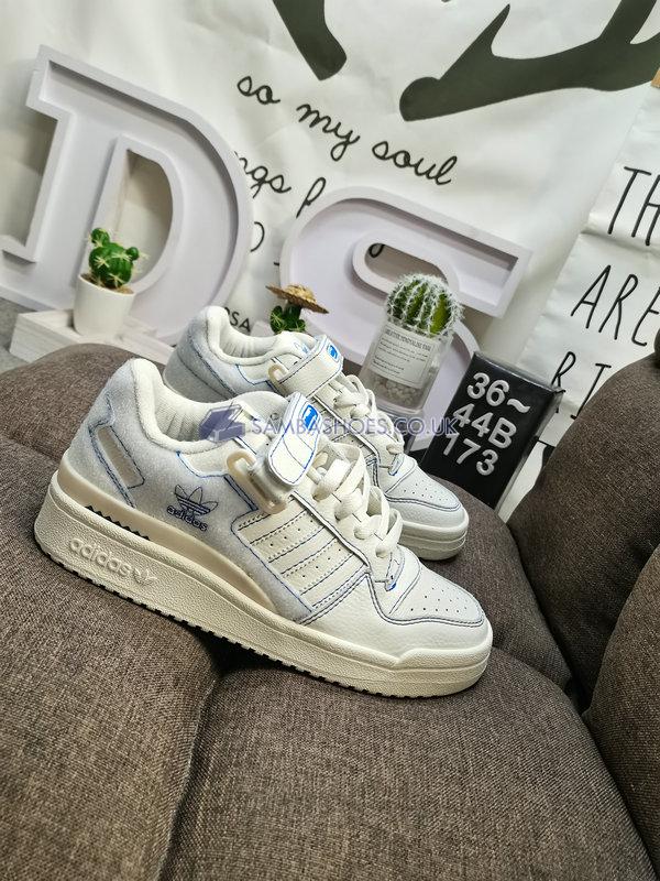 Adidas Forum Low "Off White Blue Bird" - Cloud White/Off White/Blue Bird - GX1018 Classic Originals Shoes