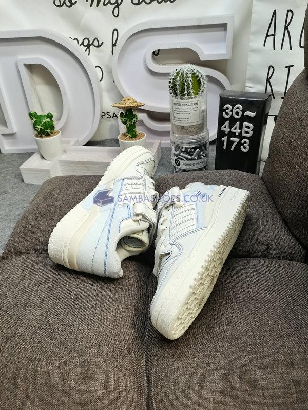 Adidas Forum Low "Off White Blue Bird" - Cloud White/Off White/Blue Bird - GX1018 Classic Originals Shoes