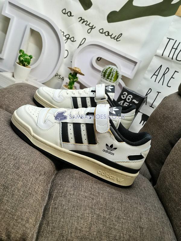 Adidas Forum 84 Low "Off White Black" - Off White/Core Black/Footwear White - HR2007 Classic Originals Shoes