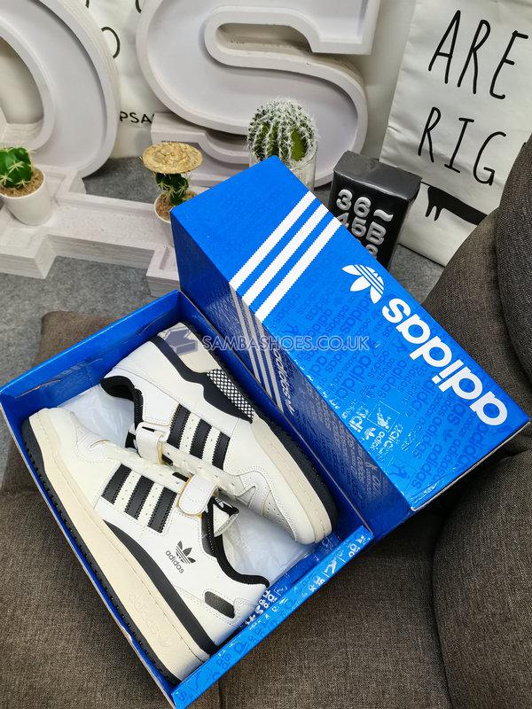 Adidas Forum 84 Low "Off White Black" - Off White/Core Black/Footwear White - HR2007 Classic Originals Shoes