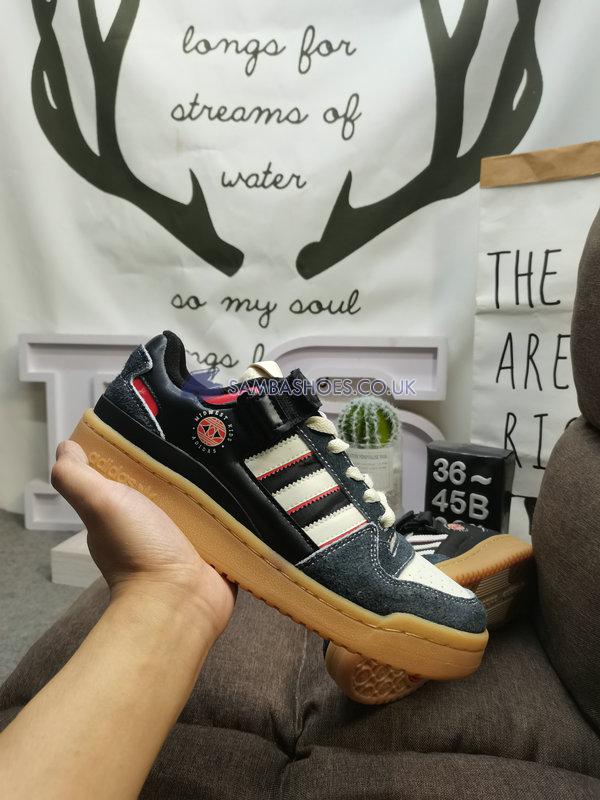 Midwest x Adidas Forum Low "Black Gum" - Core Black/Cloud White/Gum - GW0035 Classic Originals Shoes