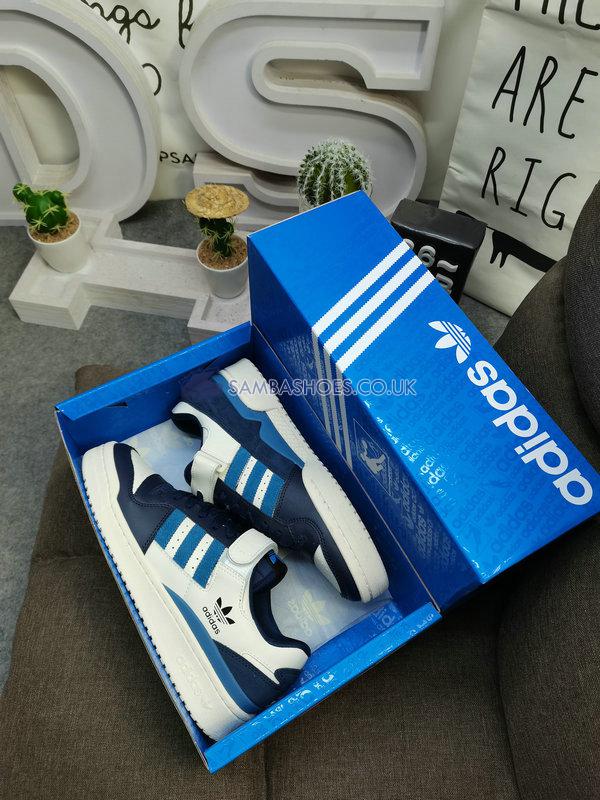 Adidas Forum 84 Low "Altered Blue" - Off White/Altered Blue S22/Night Indigo - GX2162 Classic Originals Shoes