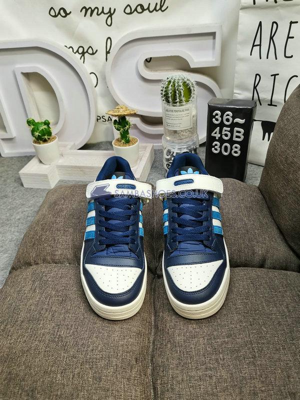 Adidas Forum 84 Low "Altered Blue" - Off White/Altered Blue S22/Night Indigo - GX2162 Classic Originals Shoes