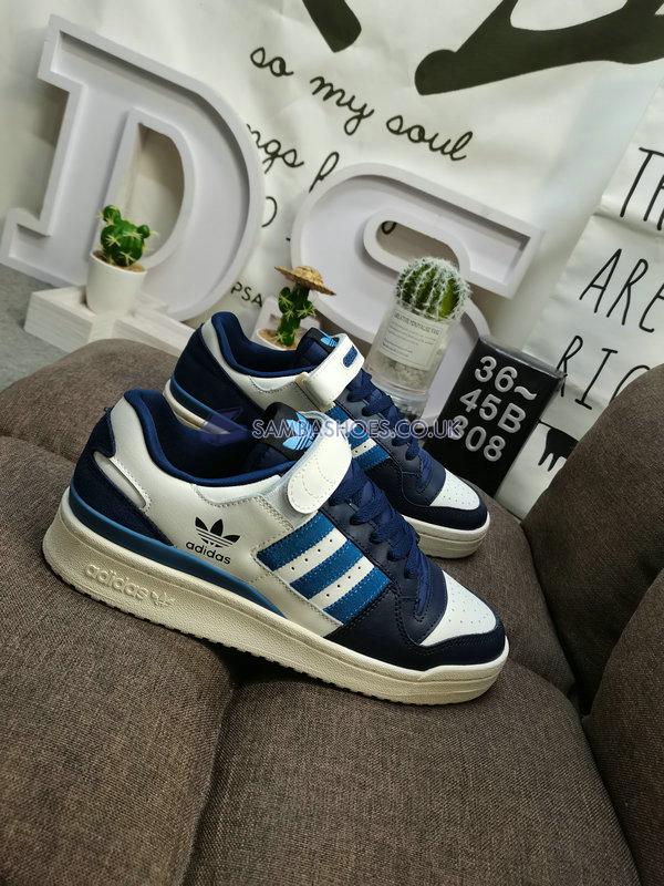 Adidas Forum 84 Low "Altered Blue" - Off White/Altered Blue S22/Night Indigo - GX2162 Classic Originals Shoes