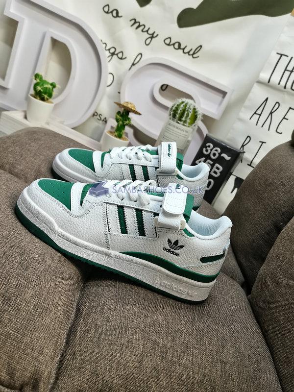 Adidas Forum Low "White Collegiate Green" - Cloud White/Collegiate Green/Cloud White - GY8556 Classic Originals Shoes