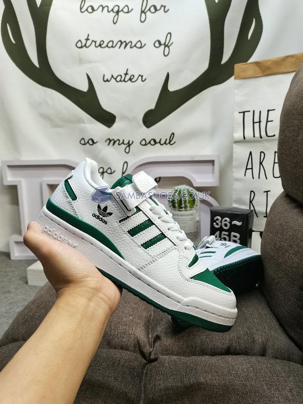 Adidas Forum Low "White Collegiate Green" - Cloud White/Collegiate Green/Cloud White - GY8556 Classic Originals Shoes