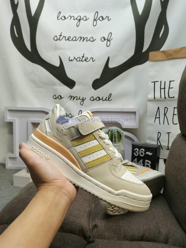 Adidas Forum 84 Low "Cream White Almost Yellow" - Cream White/Almost Yellow/Off White - HQ6332 Classic Originals Shoes