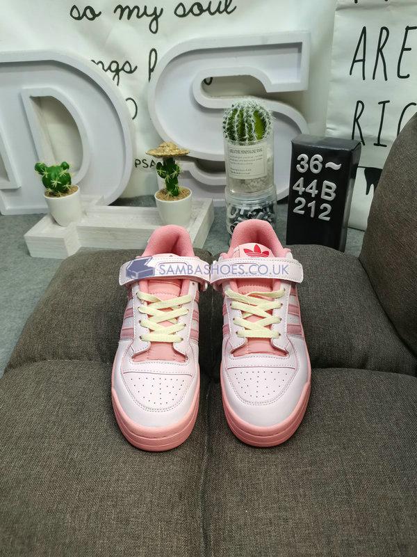 Adidas Forum 84 Low "Pink at Home" - Cream White/Team Power Red/Cream White - GY6980 Classic Originals Shoes