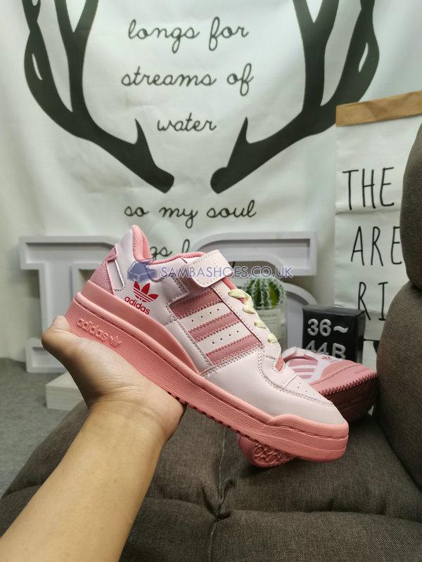 Adidas Forum 84 Low "Pink at Home" - Cream White/Team Power Red/Cream White - GY6980 Classic Originals Shoes