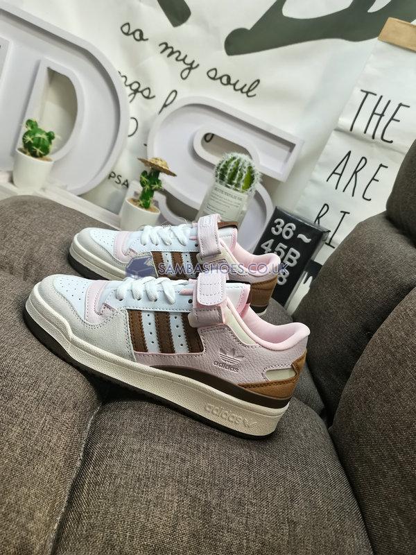 Adidas Forum Low "Chocolate to my Strawberry" - Cloud White/Pantone/Cream White - GY6783 Classic Originals Shoes