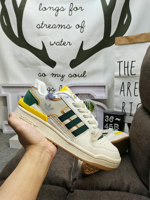 Adidas Forum Exhibit Low "White Collegiate Green" - Cloud White/Collegiate Green/Bliss - GW4360 Classic Originals Shoes