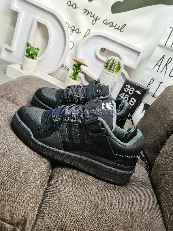 Bad Bunny x Adidas Forum Buckle Low "Back To School" - Core Black/Core Black/Core Black - GW5021 Classic Originals Shoes