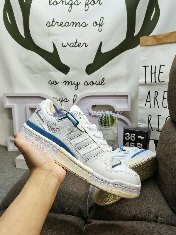 Adidas Forum Exhibit Low "White Sky Tint" - Cloud White/Sky Tint/Cream White - GW6348 Classic Originals Shoes