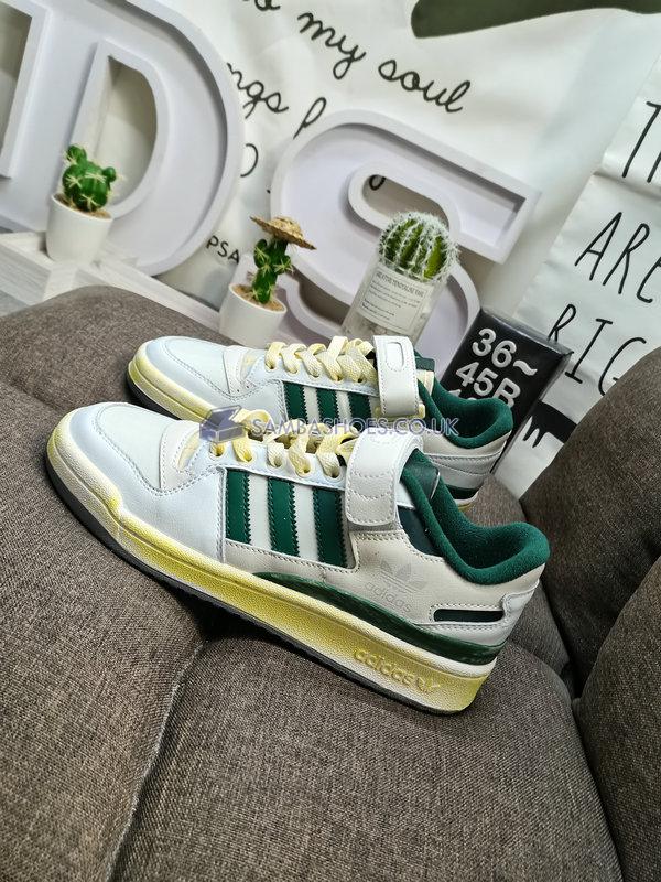 Adidas Forum 84 Low AEC "Vintage Pack - Green Oxide" - Cloud White/Green Oxide/Cloud White - HR0558 Classic Originals Shoes