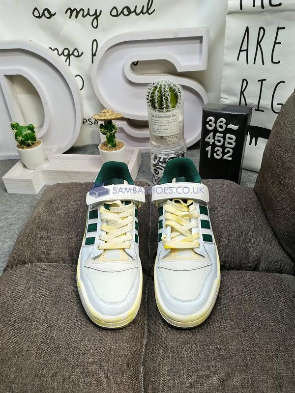 Adidas Forum 84 Low AEC "Vintage Pack - Green Oxide" - Cloud White/Green Oxide/Cloud White - HR0558 Classic Originals Shoes