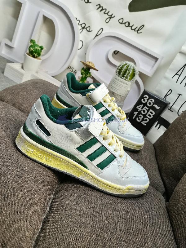 Adidas Forum 84 Low AEC "Vintage Pack - Green Oxide" - Cloud White/Green Oxide/Cloud White - HR0558 Classic Originals Shoes