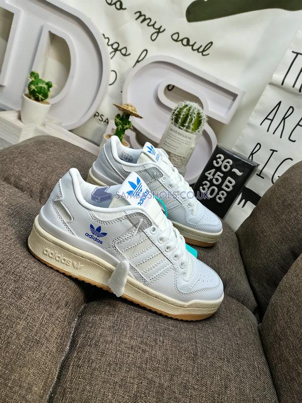 Adidas Forum 84 Low "White Blue Bird" - Cloud White/Cloud White/Blue Bird - H04903 Classic Originals Shoes