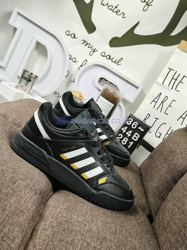 Adidas Drop Step Low "Black" - Black/White/Yellow - EE5225-2 Classic Originals Shoes