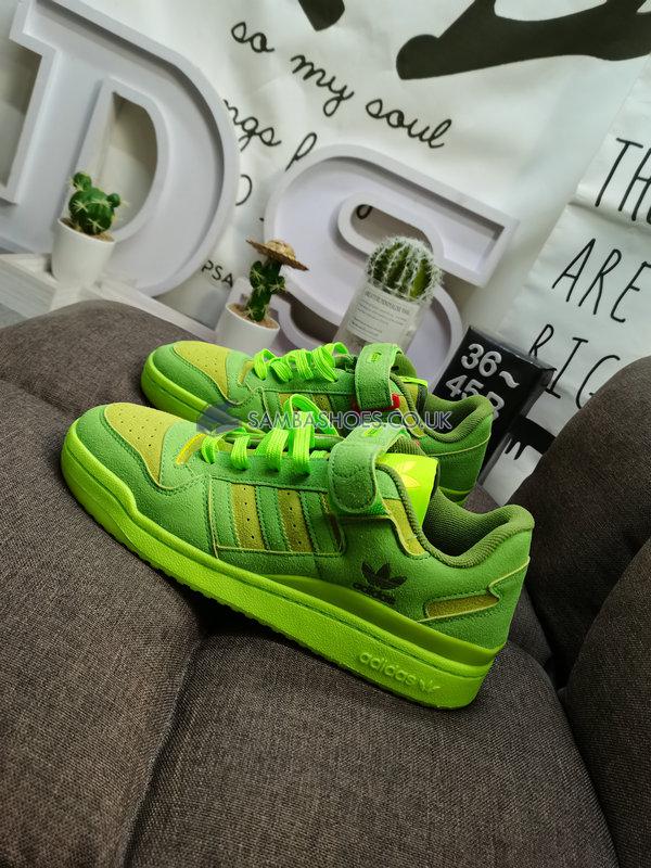 Dr. Seuss x Adidas Forum Low "The Grinch" - Supplier Colour/Solar Green/Red - HP6772 Classic Originals Shoes